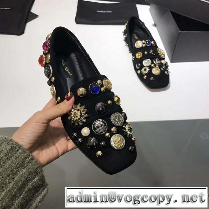 ドルチェ＆ガッバーナ Dolce&Gabbana 2色可選品質にこだわり 2018春夏新作 レディース シューズ
