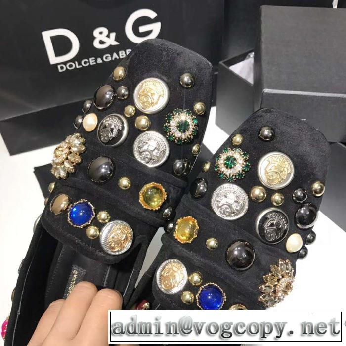 ドルチェ＆ガッバーナ Dolce&Gabbana 2色可選品質にこだわり 2018春夏新作 レディース シューズ