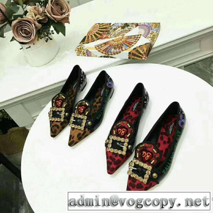 超人気大特価レディース シューズ 2色選択可ドルチェ＆ガッバーナ Dolce&Gabbana 2018春夏新作
