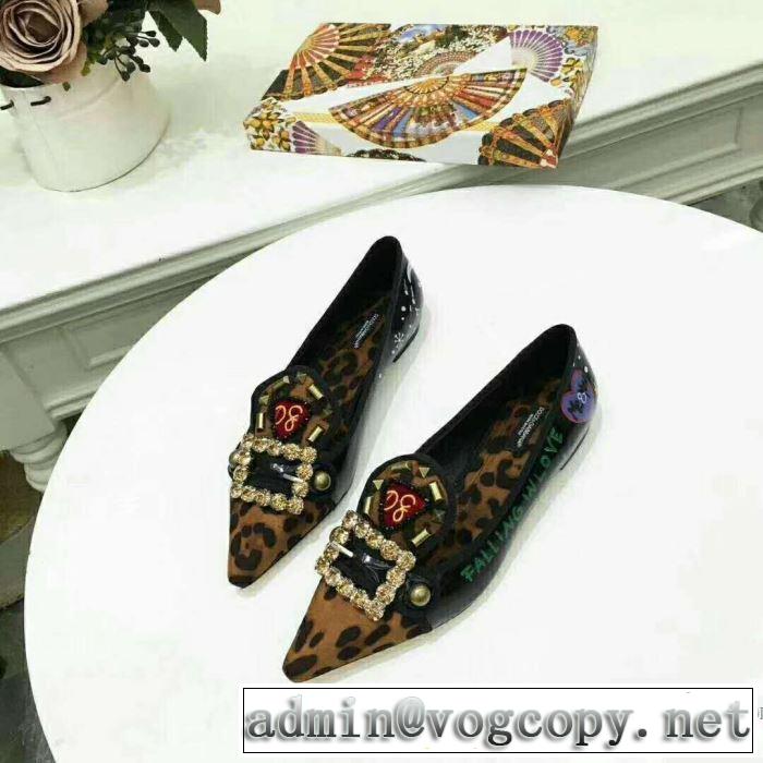 超人気大特価レディース シューズ 2色選択可ドルチェ＆ガッバーナ Dolce&Gabbana 2018春夏新作