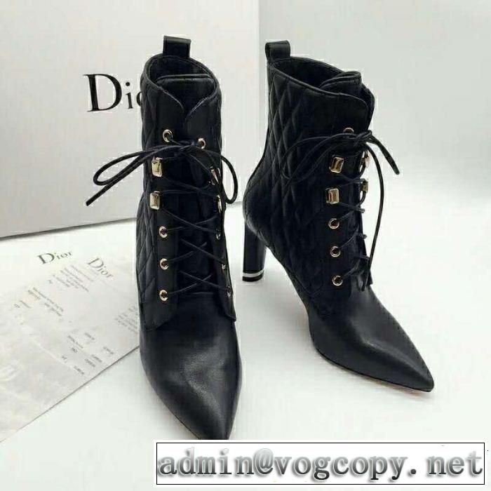  軽量で疲れにくいディオール2018年秋冬シーズン DIOR ショートブーツ芸能人愛用