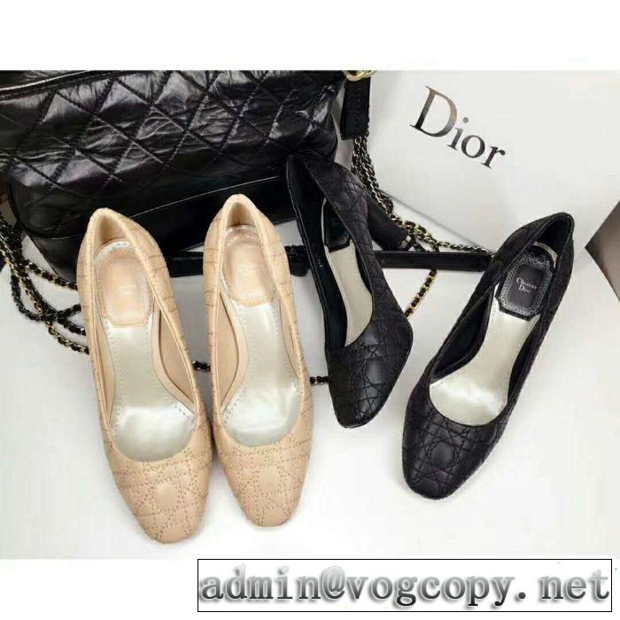 定番品質保証 ディオール DIOR 2色可選 ハイヒール着脱の簡単なスリップオンタイプ