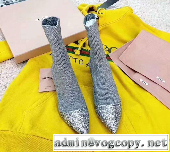 2018春夏新作 今季大人気新作登場 ハイヒール ミュウミュウ MIUMIU 2色可選