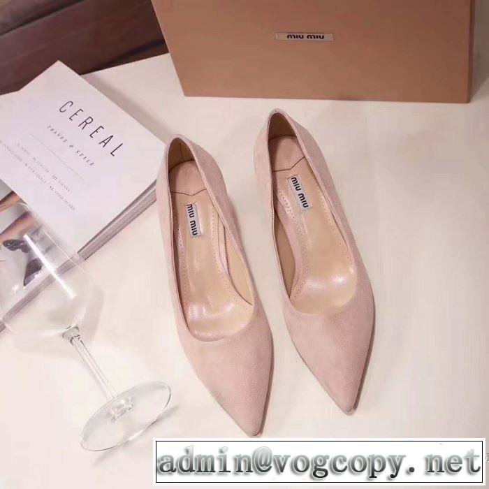 ハイヒールファッションスタッズ 2色選択可2018春夏新作 ミュウミュウ MIUMIU