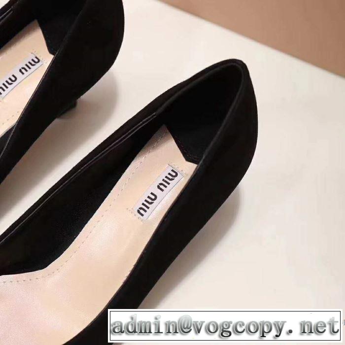 ハイヒールファッションスタッズ 2色選択可2018春夏新作 ミュウミュウ MIUMIU
