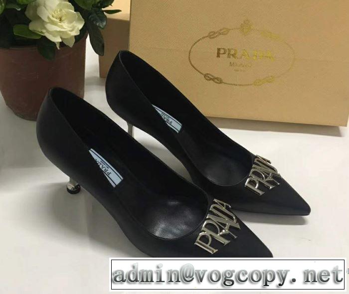 2018春夏新作 華やかさ満点 プラダ PRADA ハイヒール