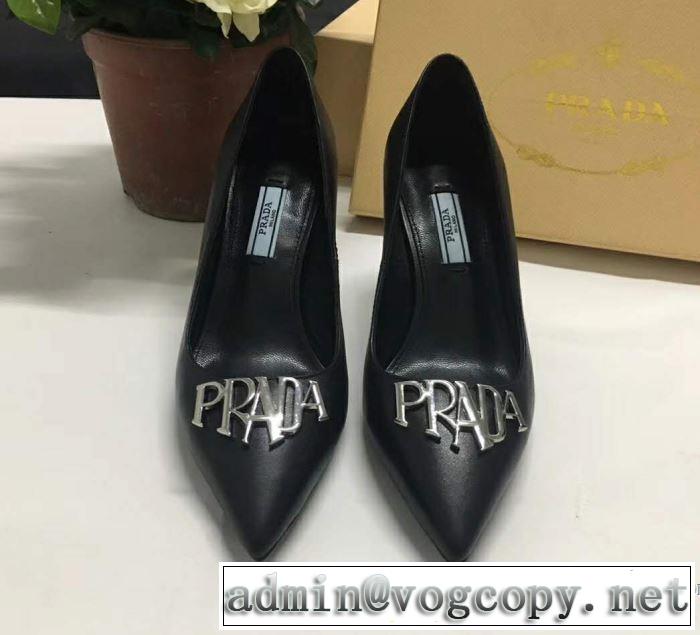 2018春夏新作 華やかさ満点 プラダ PRADA ハイヒール