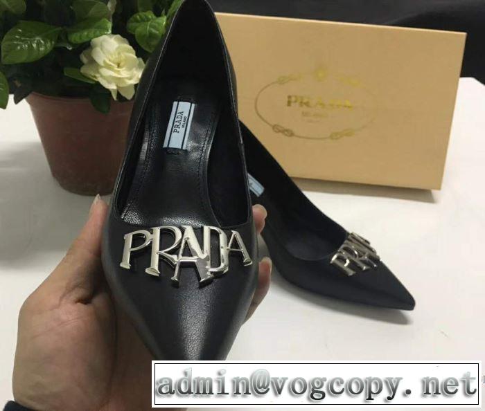 2018春夏新作 華やかさ満点 プラダ PRADA ハイヒール