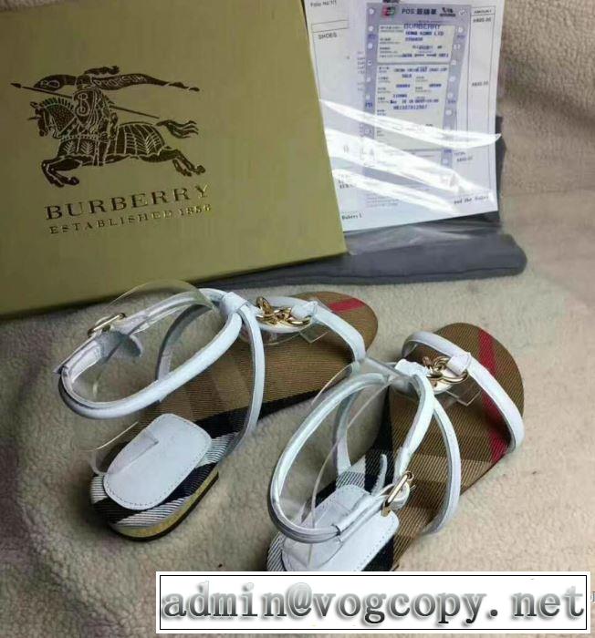 2018春夏新作 サンダル 2色可選 バーバリー BURBERRY めちゃくちゃお得