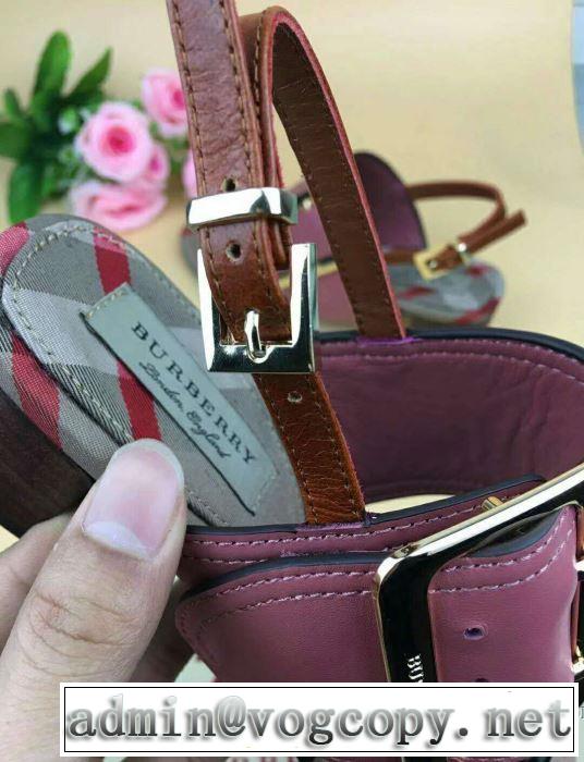 サンダル 大人気☆NEW!! バーバリー BURBERRY 2018春夏新作 2色可選