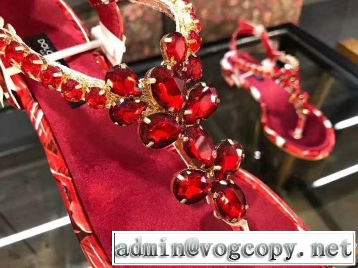 サンダル 3色可選 希少価値大！ ドルチェ＆ガッバーナ Dolce&Gabbana 2018春夏新作