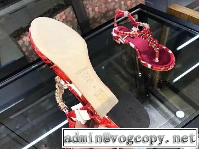 サンダル 3色可選 希少価値大！ ドルチェ＆ガッバーナ Dolce&Gabbana 2018春夏新作