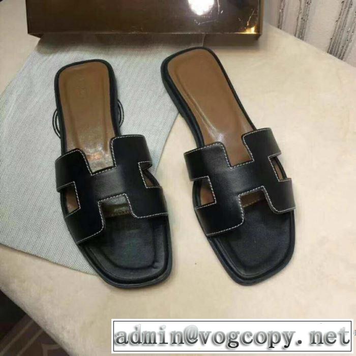4色可選 海外セレブ定番愛用 エルメス HERMES 2018春夏新作 サンダル