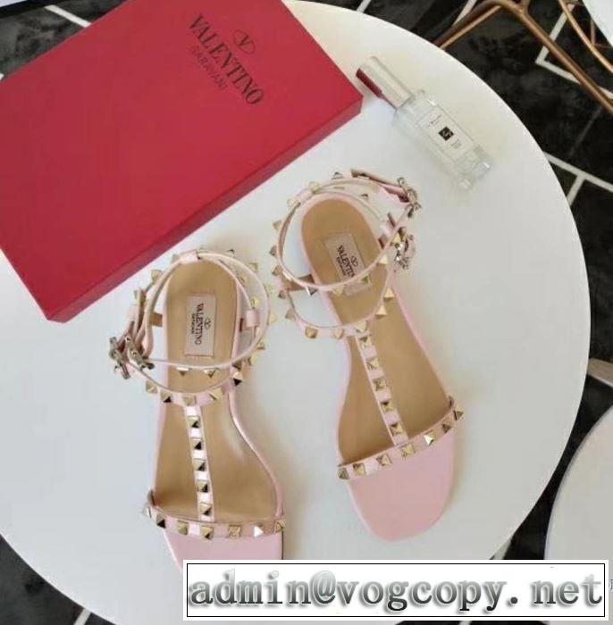 3色可選 赤字超特価高品質 ヴァレンティノ VALENTINO 2018春夏新作 サンダル