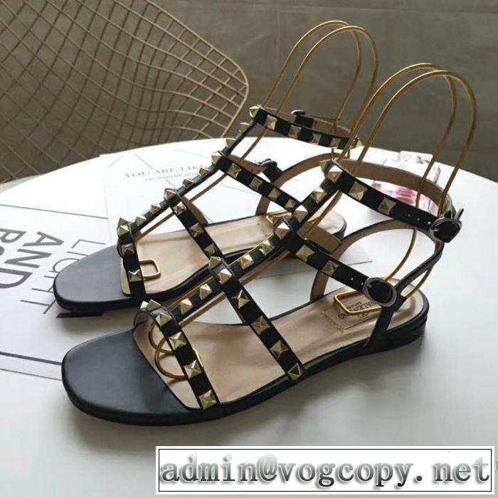 ヴァレンティノ VALENTINO 2018春夏新作 サンダル 3色可選 赤字超特価安い