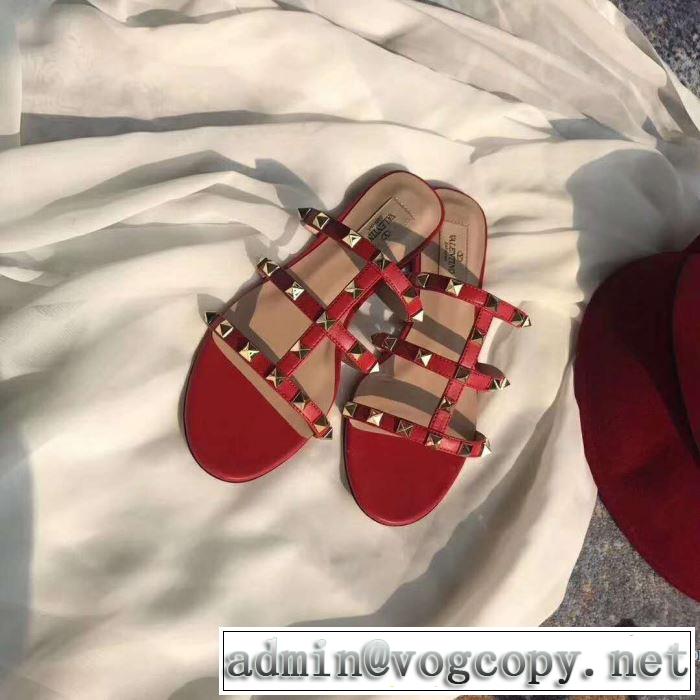 2018春夏新作 サンダル ヴァレンティノ VALENTINO 3色可選 驚きの破格値大得価