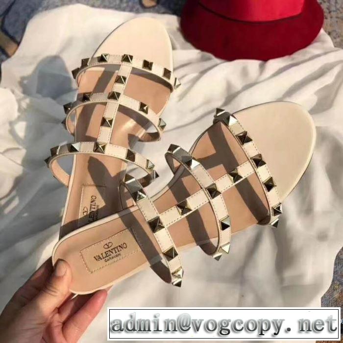 2018春夏新作 サンダル ヴァレンティノ VALENTINO 3色可選 驚きの破格値大得価