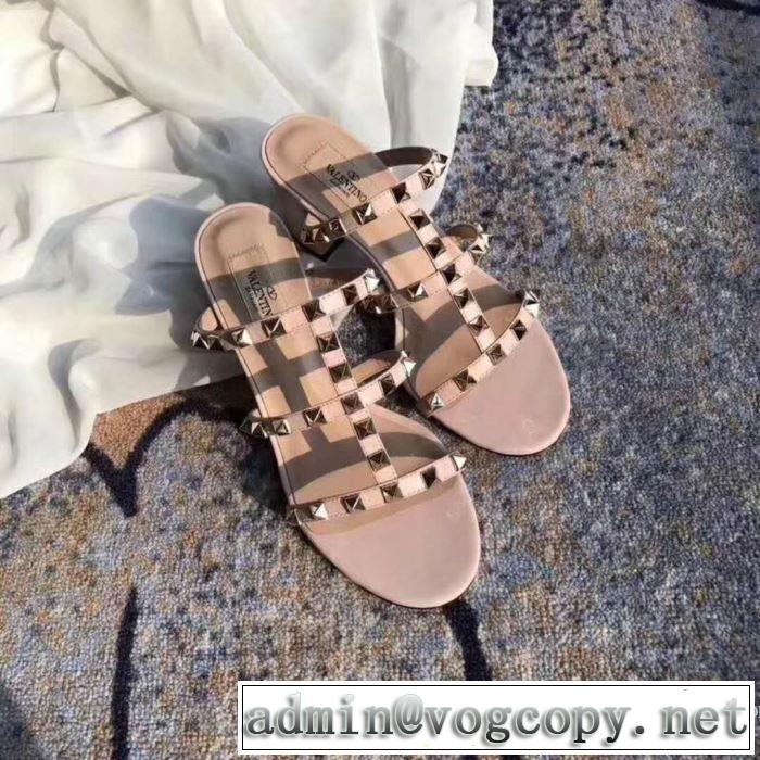 4色可選 ヴァレンティノ VALENTINO 2018春夏新作 サンダル 品質保証定番