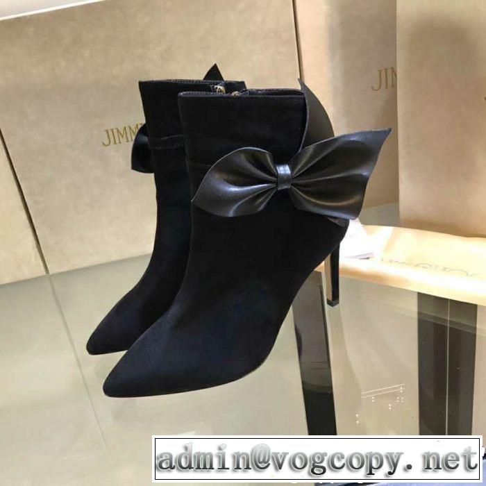  上品でベーシック ジミーチュウ 3色可選 JIMMY CHOO ブーツ レディース 人目を引く存在感