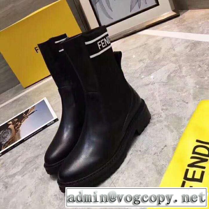 今年人気定番 FENDI フェンディ ショートブーツ 2018新品入荷 秋季超人気アイテム
