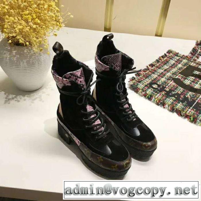  2018年人気満々のブランド おすすめデザイン ショートブーツ  ルイヴィトン LOUIS VUITTON 大胆なデザイン