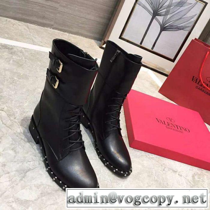  18ＳＳ美品 ショートブーツ  ヴァレンティノ売上ランキング1位 VALENTINO 期間限定セール