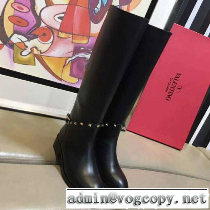  ストリートファッション2018年秋冬入荷 ブーツ 美品*入手困難 ヴァレンティノ VALENTINO