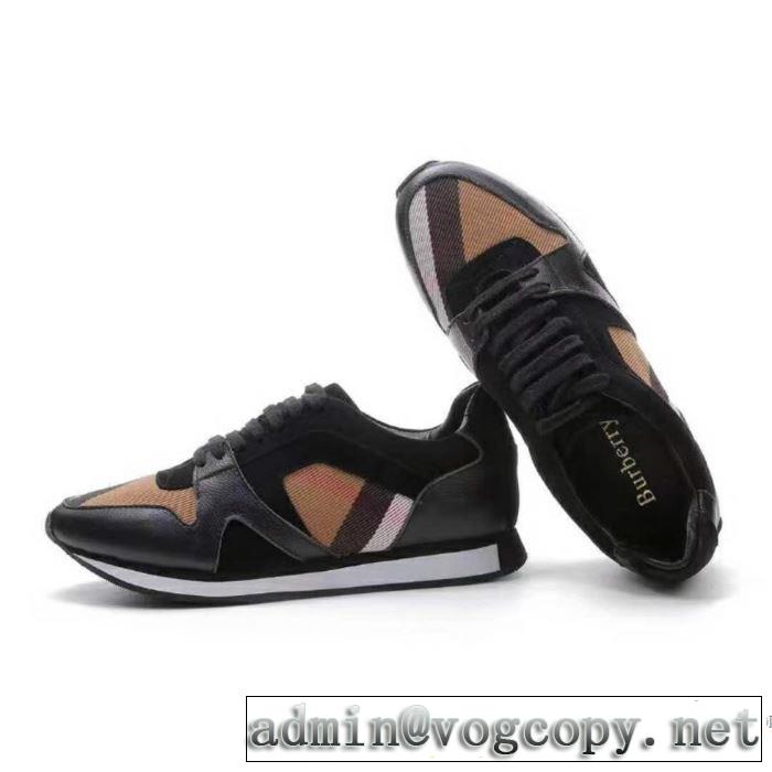 BURBERRY スニーカー、靴話題の新作到着！ 2色選択可2018春夏新作 バーバリー