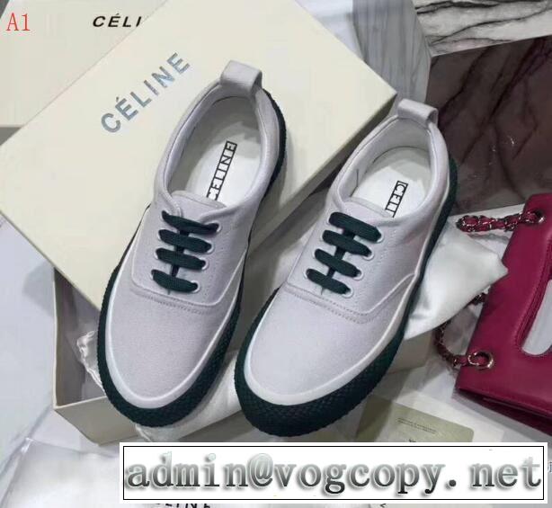 最近売れたアイテム セリーヌ CELINE 2色可選 2018春夏新作スニーカー、靴