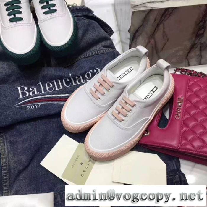 最近売れたアイテム セリーヌ CELINE 2色可選 2018春夏新作スニーカー、靴