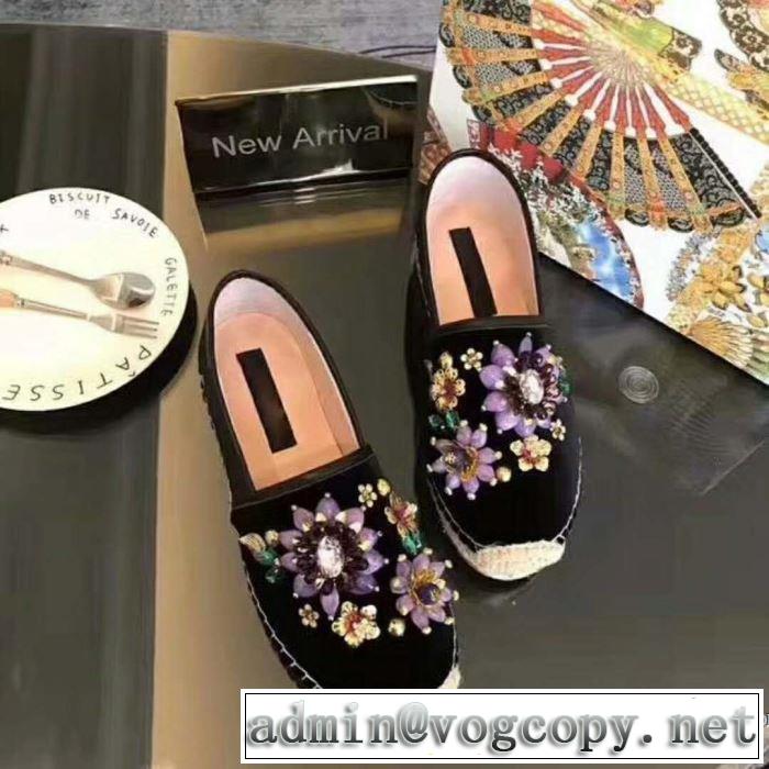 2色可選 2018春夏新作レディース シューズ 注目美品ドルチェ＆ガッバーナ Dolce&Gabbana