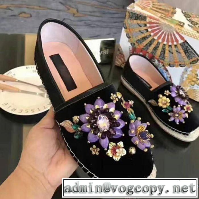 2色可選 2018春夏新作レディース シューズ 注目美品ドルチェ＆ガッバーナ Dolce&Gabbana