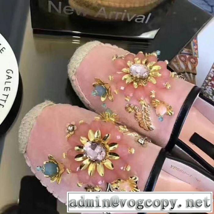 2色可選 2018春夏新作レディース シューズ 注目美品ドルチェ＆ガッバーナ Dolce&Gabbana