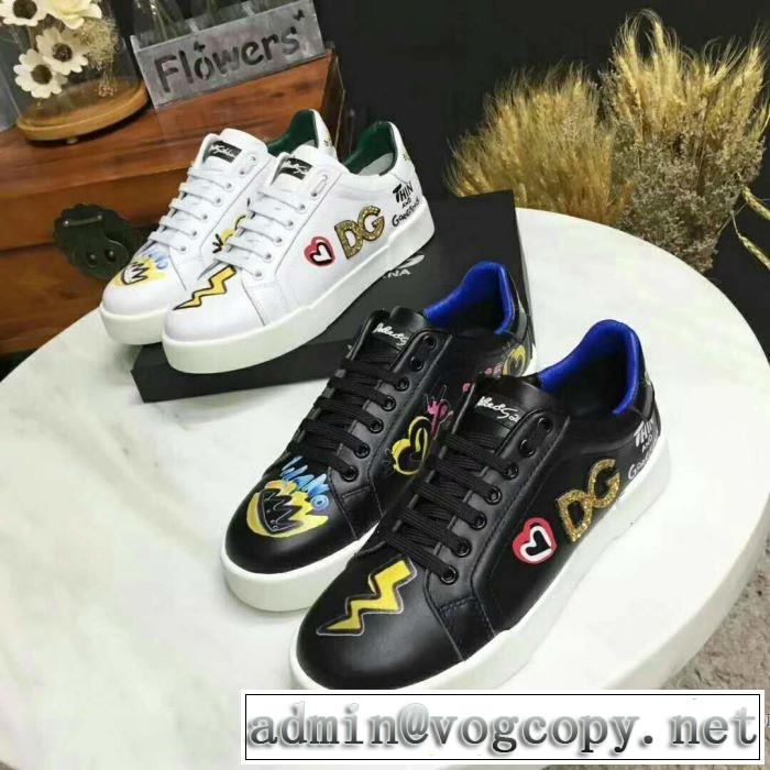 魅力をプラス 2018限定モデル ドルチェ＆ガッバーナ Dolce&Gabbana スニーカー、靴 2色選択可