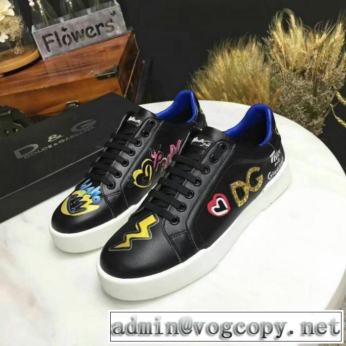 魅力をプラス 2018限定モデル ドルチェ＆ガッバーナ Dolce&Gabbana スニーカー、靴 2色選択可