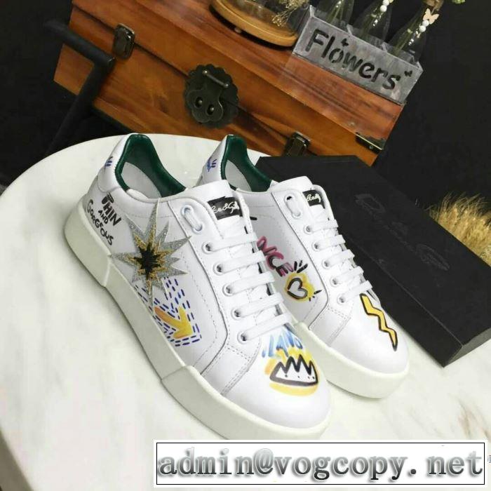 魅力をプラス 2018限定モデル ドルチェ＆ガッバーナ Dolce&Gabbana スニーカー、靴 2色選択可