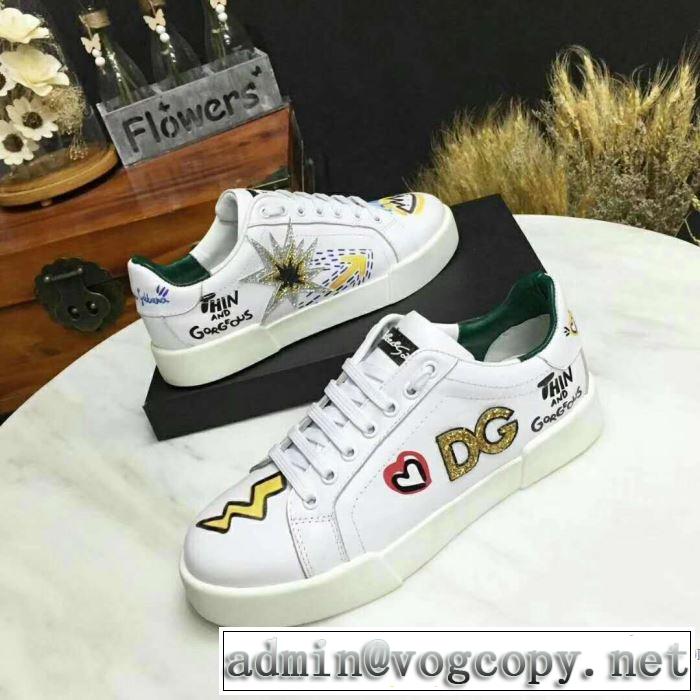 魅力をプラス 2018限定モデル ドルチェ＆ガッバーナ Dolce&Gabbana スニーカー、靴 2色選択可