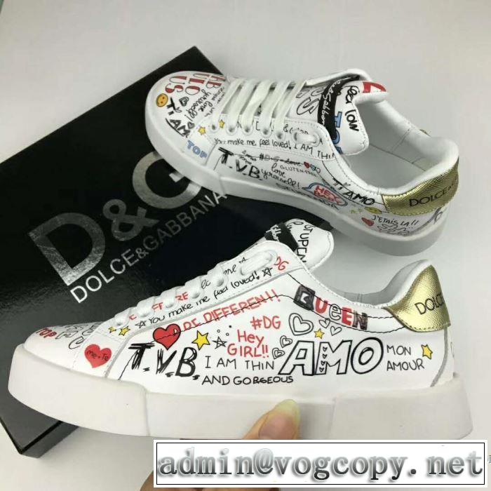 ファッショニスタ愛用 Dolce&Gabbana 2018春夏新作スニーカー、靴 ドルチェ＆ガッバーナ