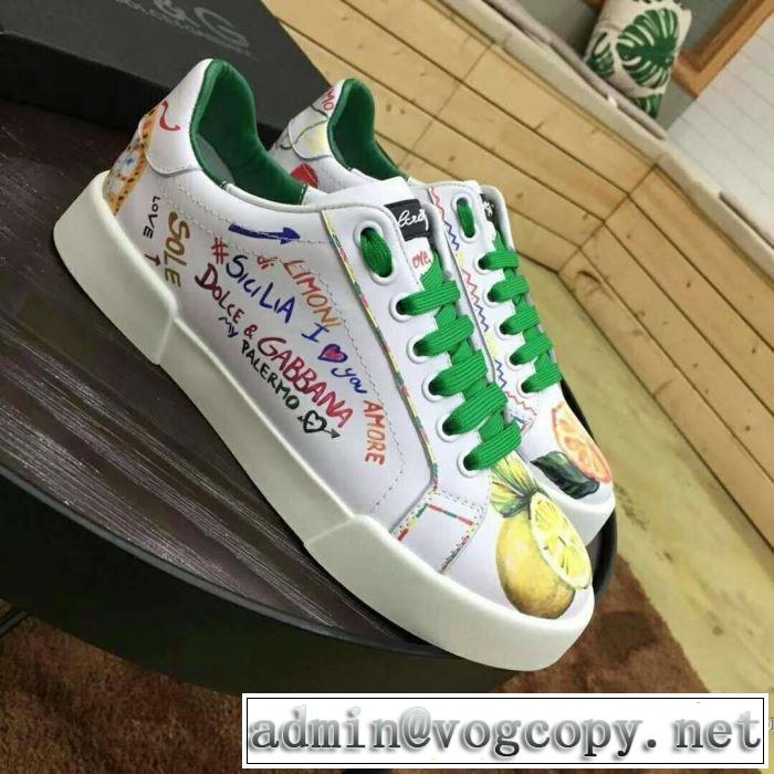 春夏超人気の最新作 ドルチェ＆ガッバーナ Dolce&Gabbana 2018年トレンドNO1 スニーカー、靴2色選択可