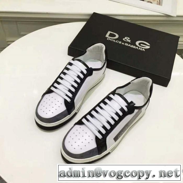 2色選択可2018春夏新作 ドルチェ＆ガッバーナ Dolce&Gabbana スニーカー、靴上品でベーシック