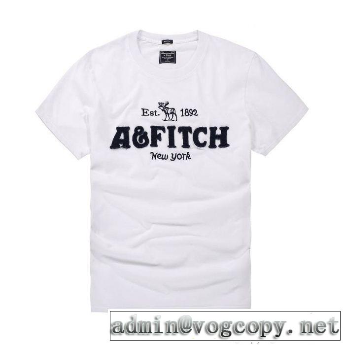 2018人気の主流アイテム 半袖Tシャツ 4色可選 海外限定アイテム アバクロンビー&フィッチ Abercrombie & Fitch
