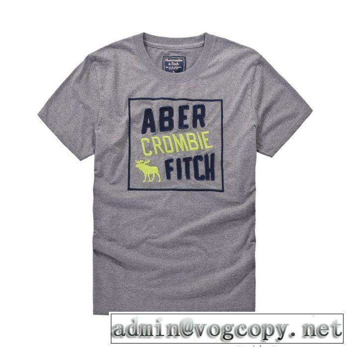 人気デザインで欲しい アバクロンビー&フィッチ Abercrombie & Fitch 2018新品入荷 半袖Tシャツ 4色可選