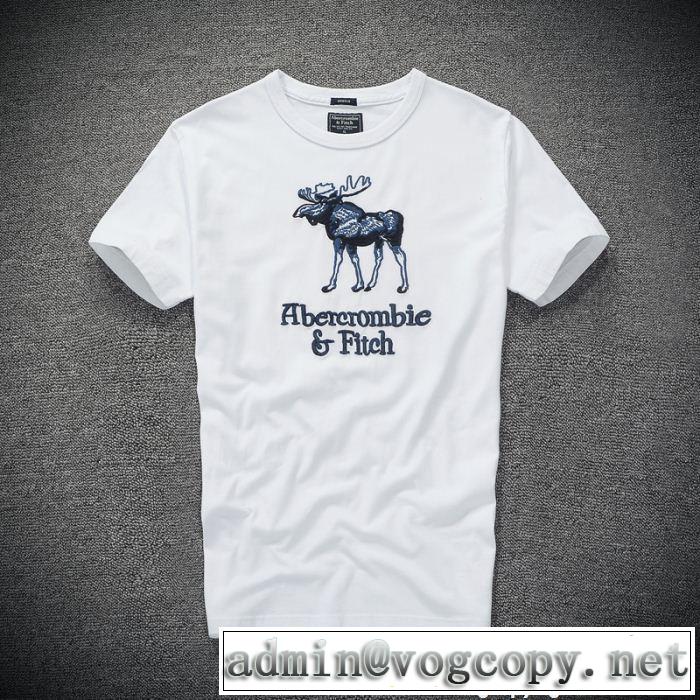 4色可選 2018最高ランキング アバクロンビー&フィッチ Abercrombie & Fitch 半袖Tシャツ 高感度アイテム