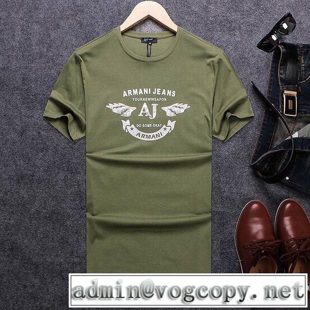2018春夏新作 アルマーニ ARMANI 優しいフィット感 半袖Tシャツ 3色可選 SALE!今季