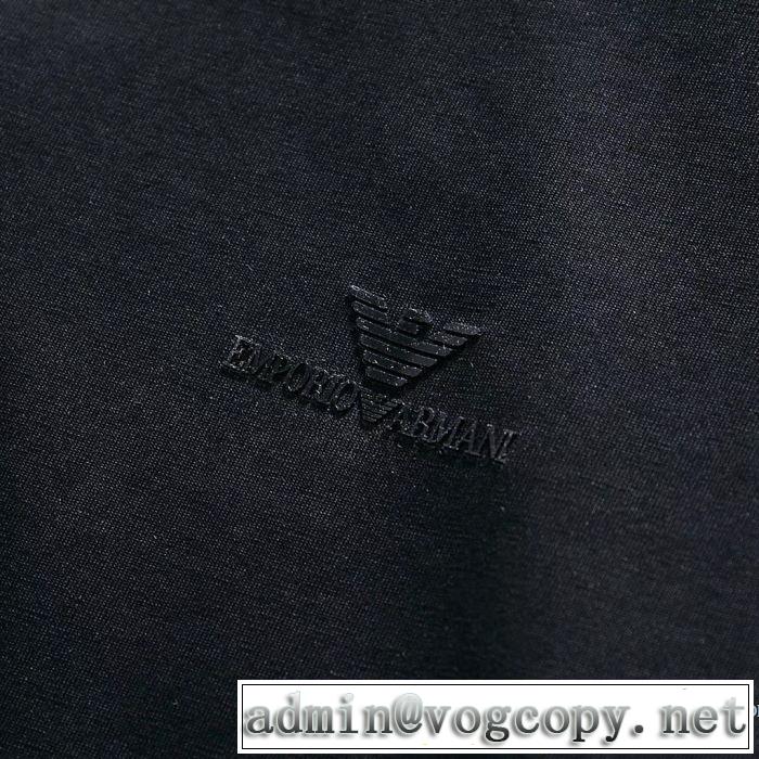 着回し度抜群 アルマーニ ARMANI 2018春夏新作 半袖Tシャツ 3色可選 ファッションの最先端！