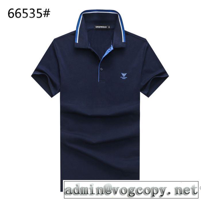 3色可選 肌に馴染みやすい 2018春夏新作 アルマーニ ARMANI 半袖Tシャツ 期間限定セール