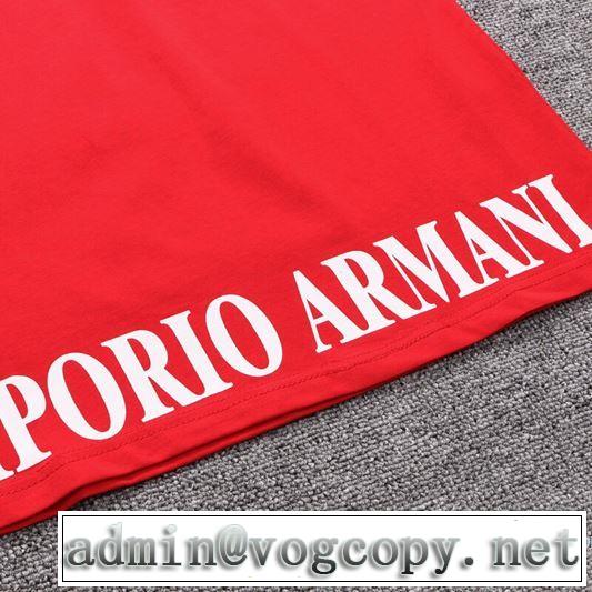 アルマーニ ARMANI 吸汗性に優れ 半袖Tシャツ 3色可選 2018春夏新作 １着は持つべき