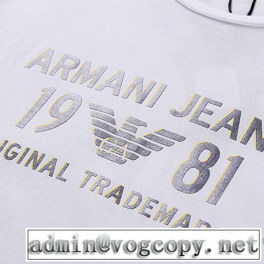 2018春夏新作 半袖Tシャツ 3色可選 しわになりにくい アルマーニ ARMANI お得な