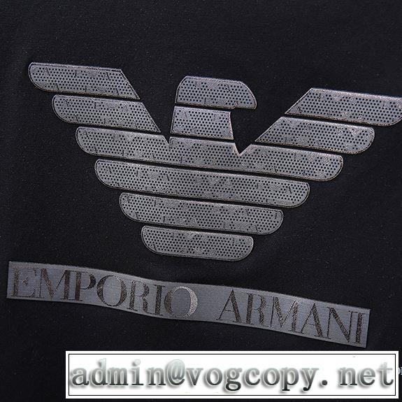 アルマーニ ARMANI 半袖Tシャツ 有名人同じアイテム 2色可選 2018春夏新作 肌に馴染みやすい