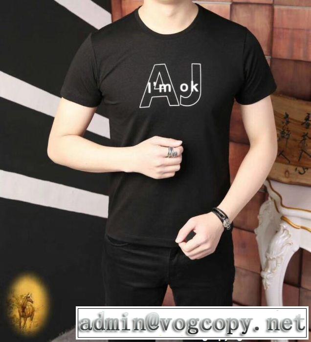 半額以下セールI 半袖Tシャツ 2018【SALE！】 3色可選 注目美品 アルマーニ ARMAN